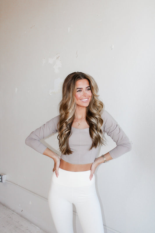 Sculpt Long Sleeve Crop