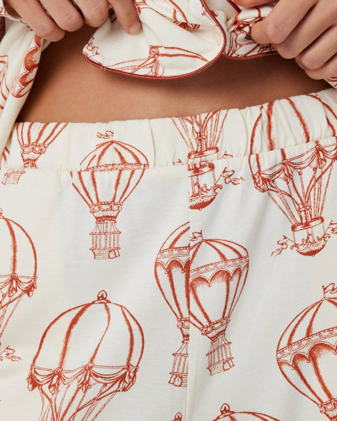 Cozy Hot Air Balloon Pajamas Set