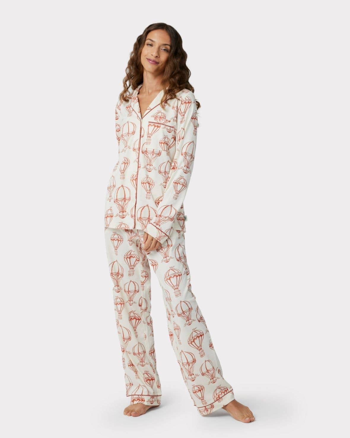 Cozy Hot Air Balloon Pajamas Set