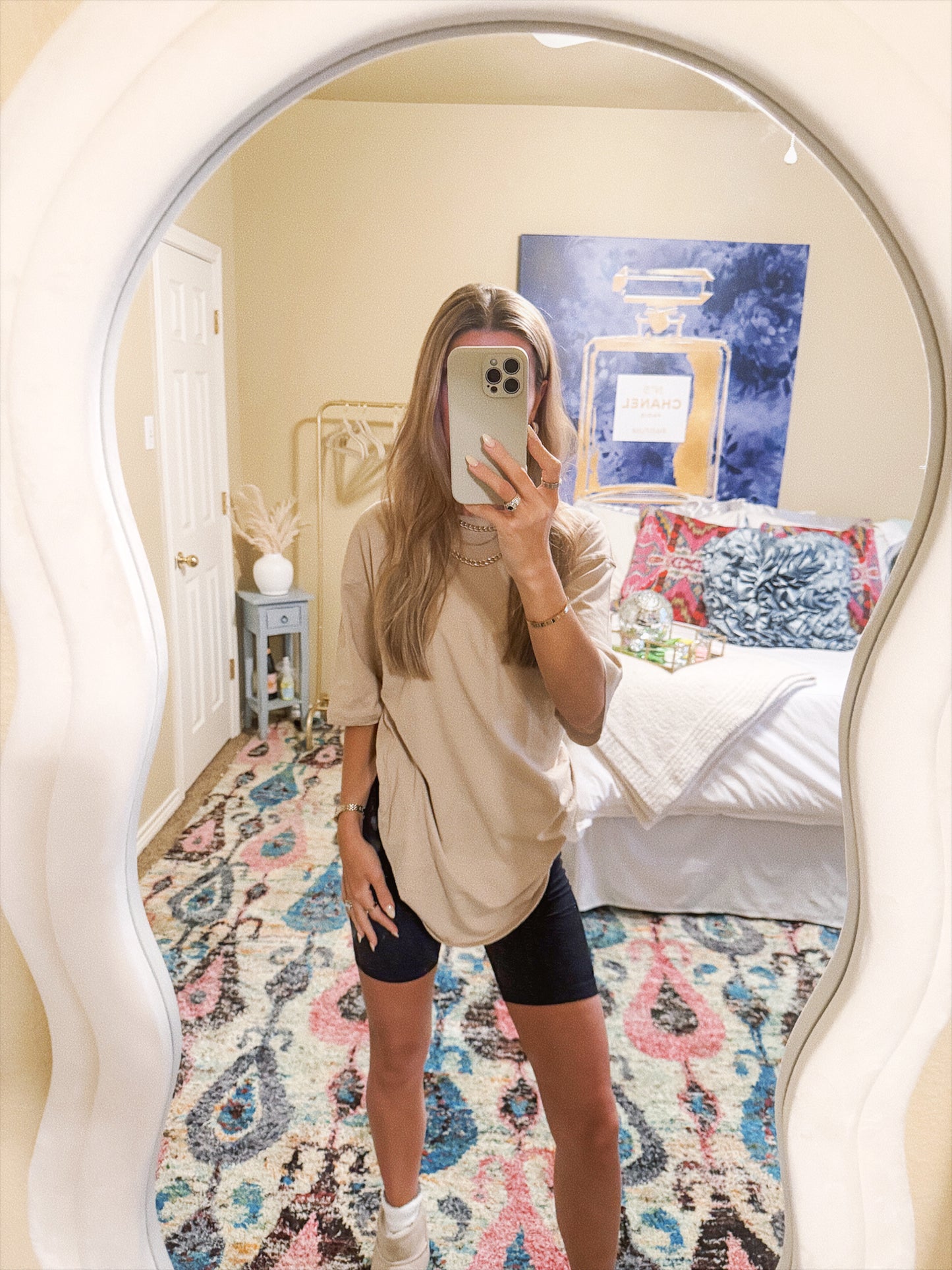 Basic Oversized Tee - Tan